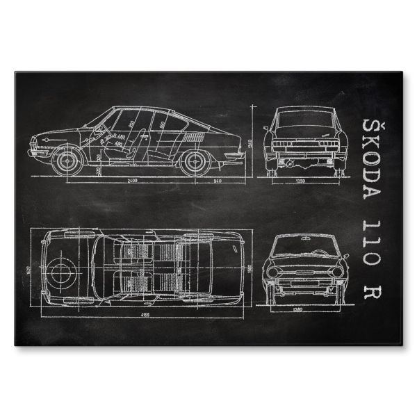 Skoda 110 R Patent Slate