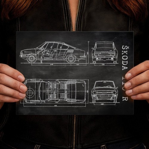 Skoda 110 R Patent Slate
