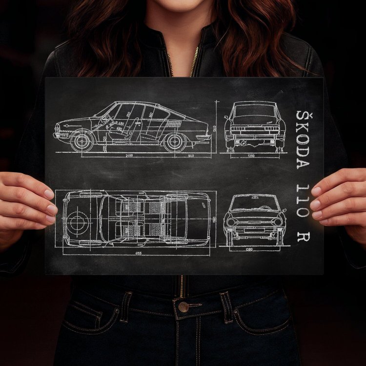 Skoda 110 R Patent Slate