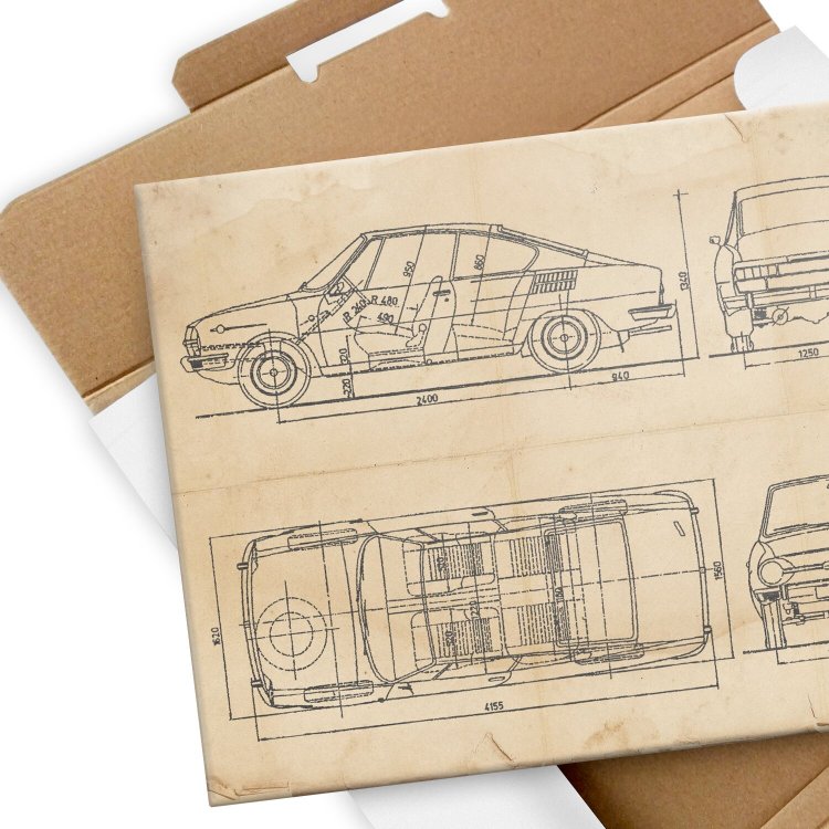 Skoda 110 R Patent Retro
