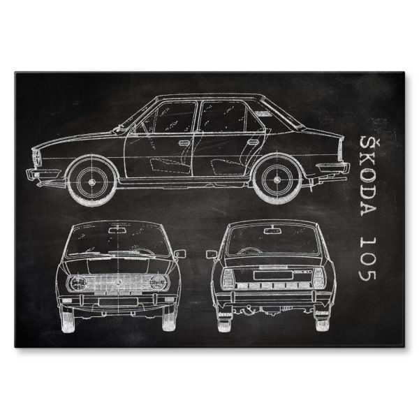 Skoda 105  Patent Slate