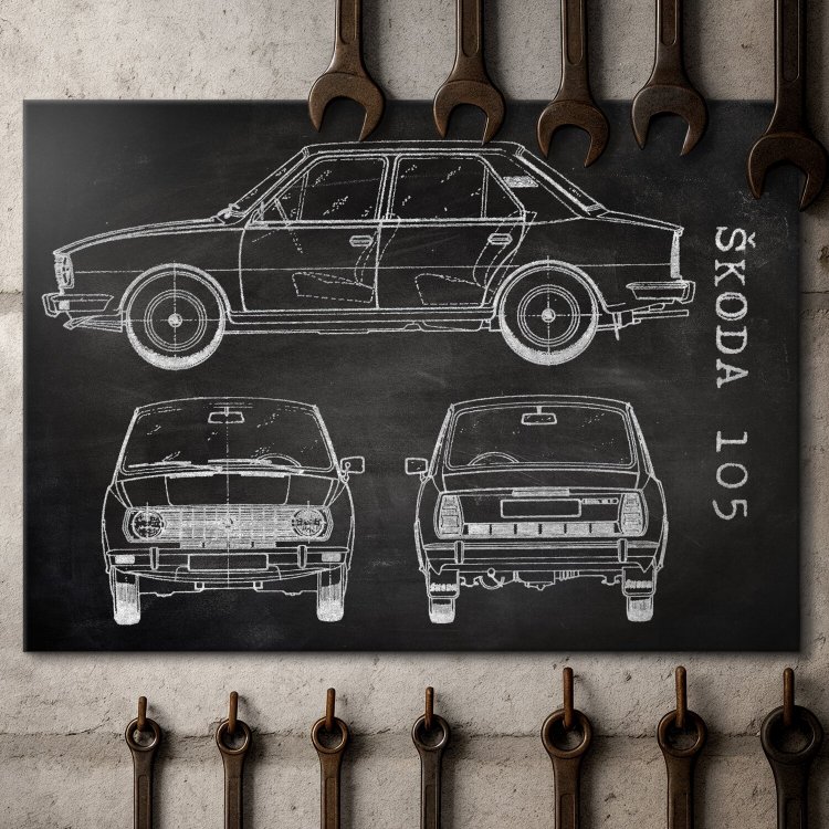 Skoda 105  Patent Slate