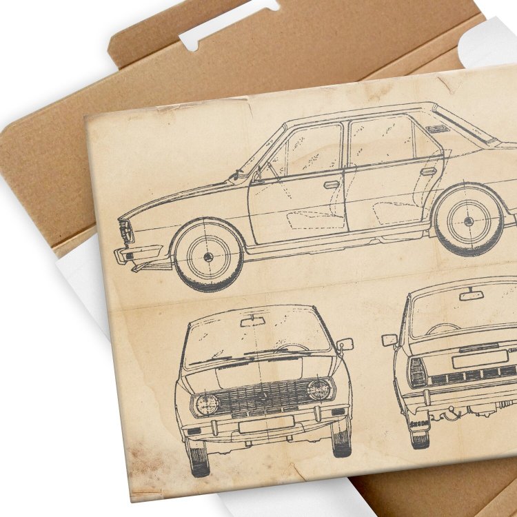 Skoda 105 Patent Retro