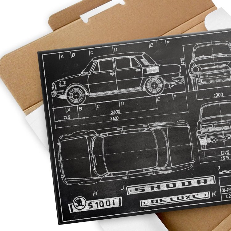 Skoda 100 Patent Slate