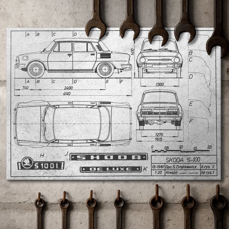 Skoda 100 Patent Stone