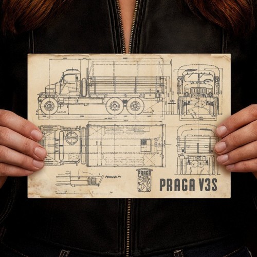 PRAGA V3S Patent Retro