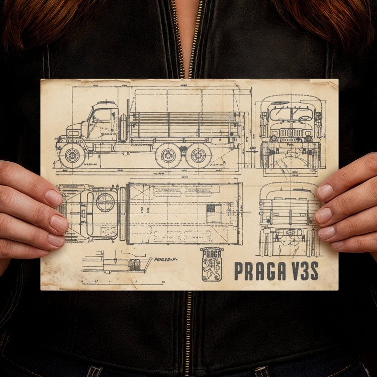 PRAGA V3S Patent Retro