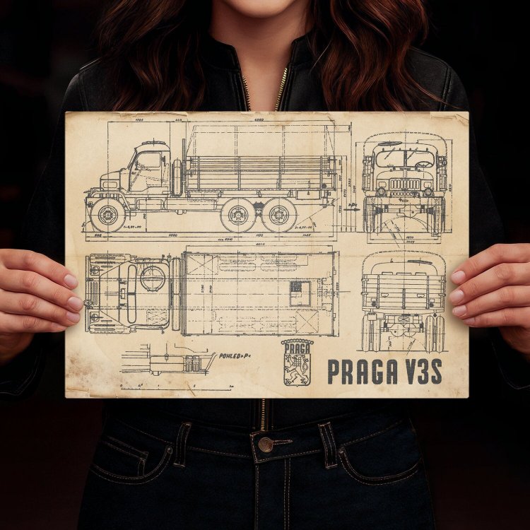 PRAGA V3S Patent Retro