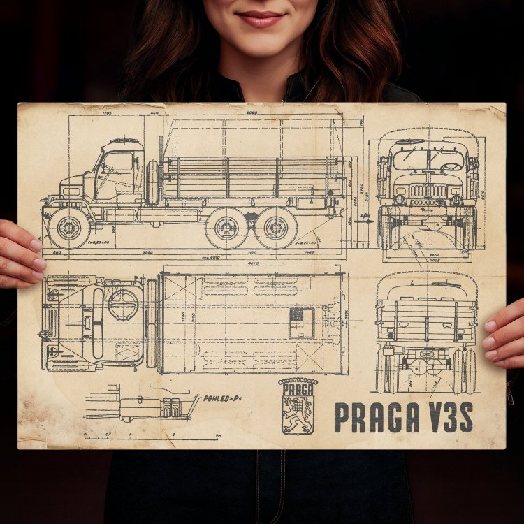 PRAGA V3S Patent Retro