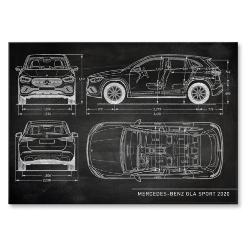 Mercedes GLA Patent Slate