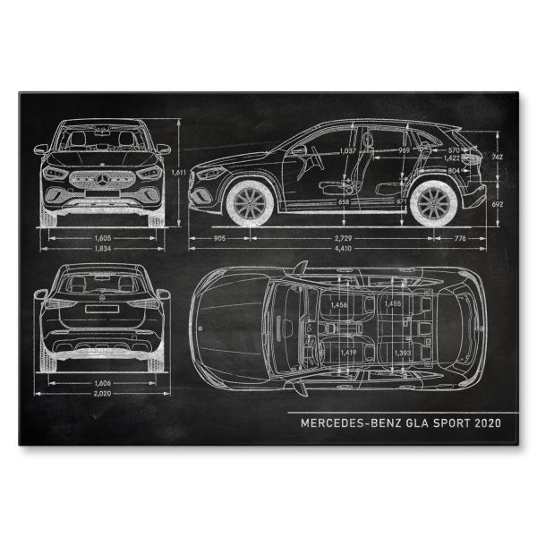 Mercedes GLA Patent Slate