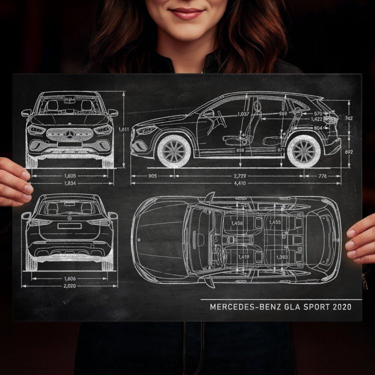 Mercedes GLA Patent Slate