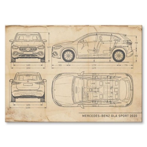Mercedes GLA Patent Retro