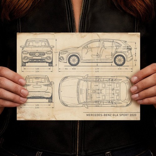 Mercedes GLA Patent Retro