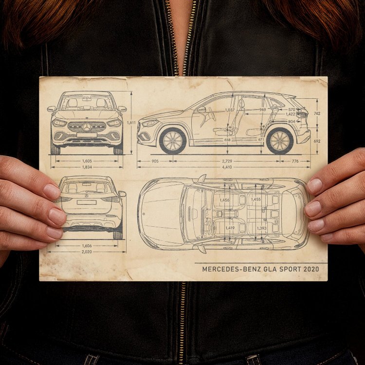 Mercedes GLA Patent Retro