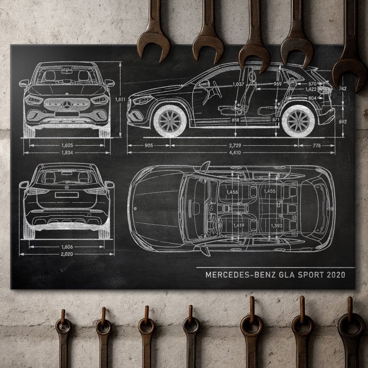 Mercedes GLA Patent Slate