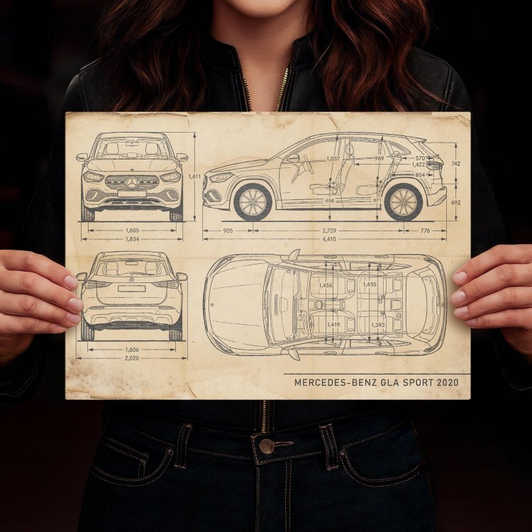 Mercedes GLA Patent Retro