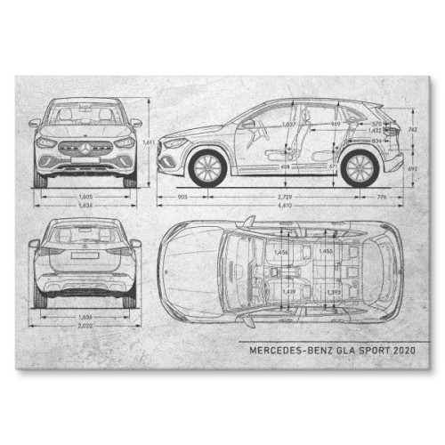 Mercedes GLA Patent Stone