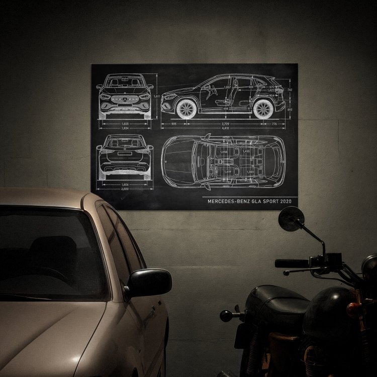 Mercedes GLA Patent Slate