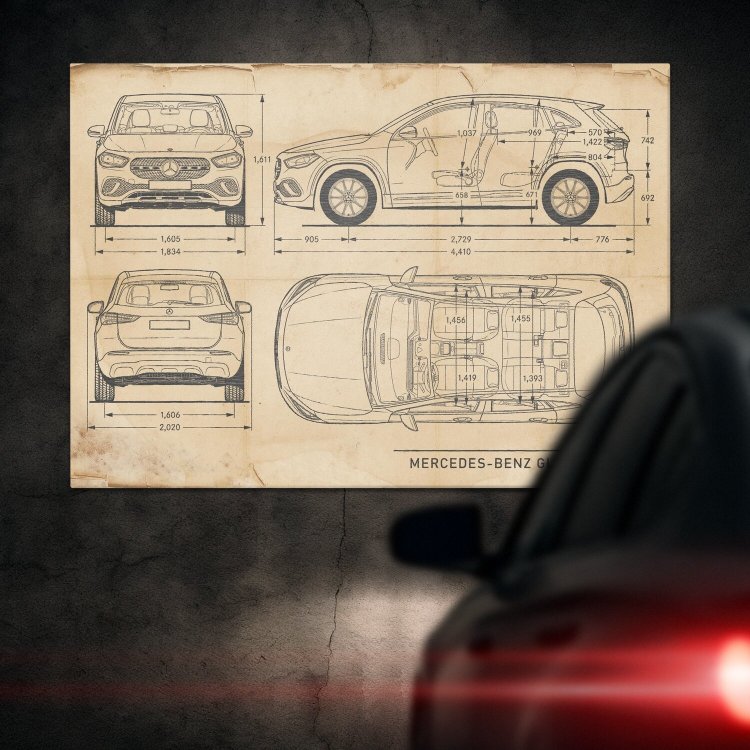 Mercedes GLA Patent Retro