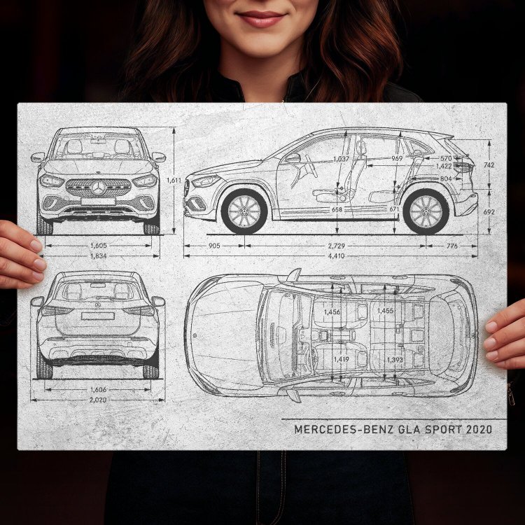 Mercedes GLA Patent Stone