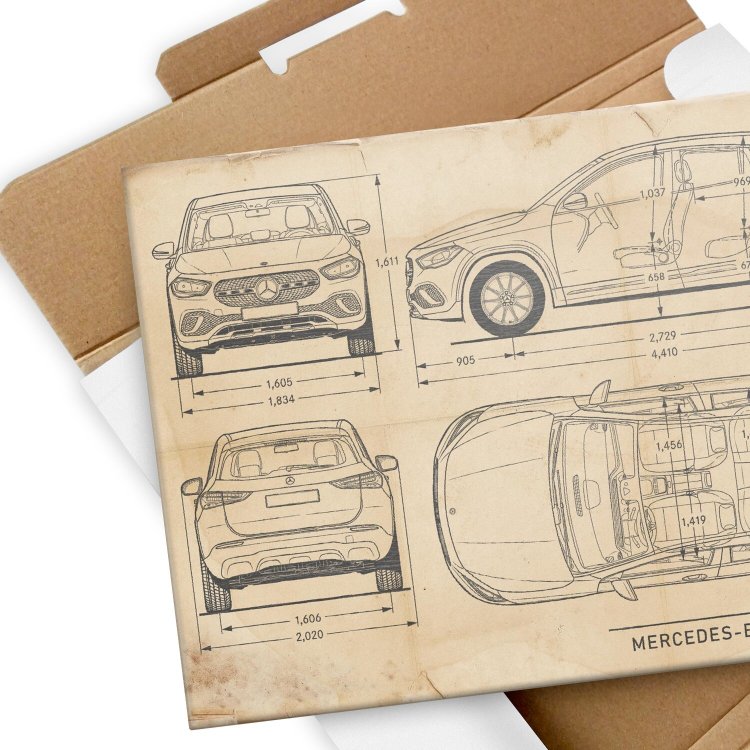 Mercedes GLA Patent Retro