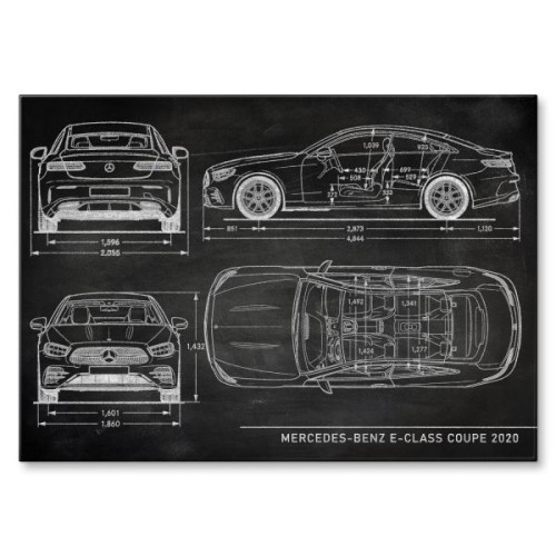 Mercedes E Coupe 2020 Patent Slate
