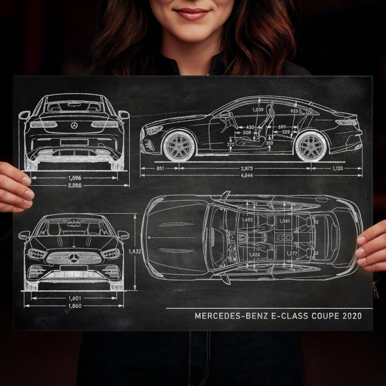 Mercedes E Coupe 2020 Patent Slate