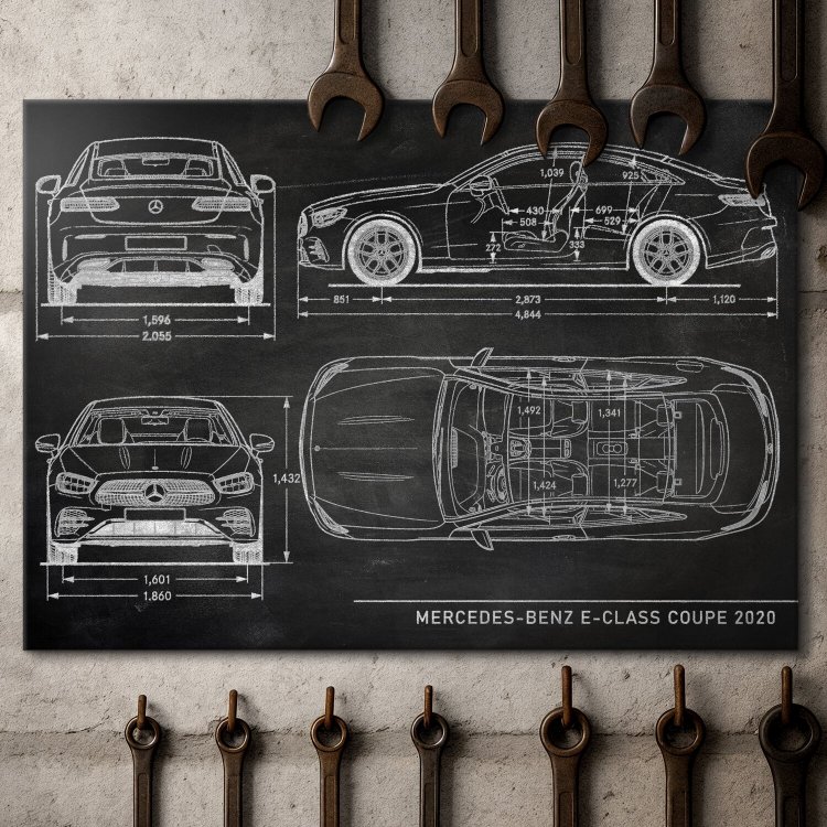 Mercedes E Coupe 2020 Patent Slate