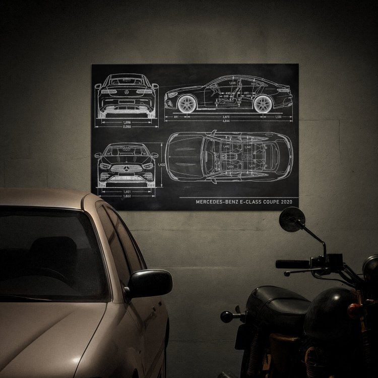 Mercedes E Coupe 2020 Patent Slate