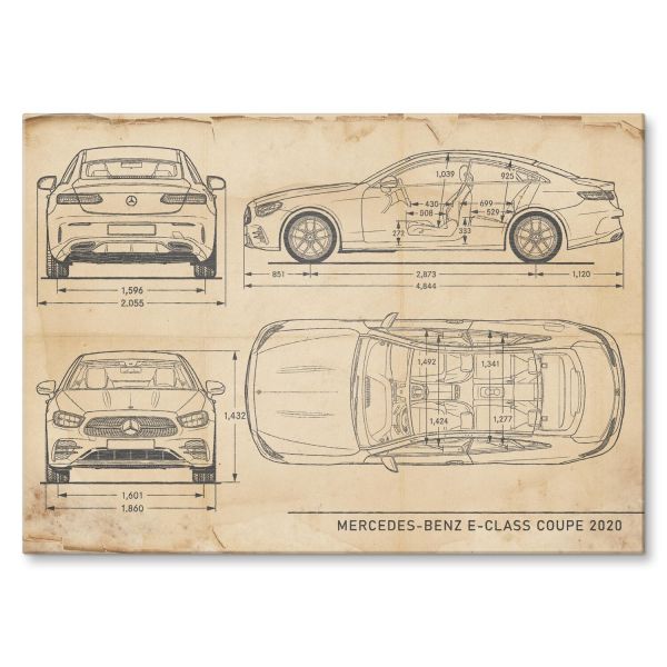 Mercedes E Coupe 2020 Patent Retro