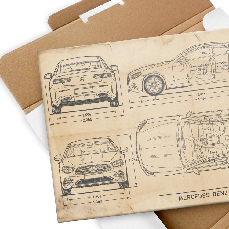 Mercedes E Coupe 2020 Patent Retro