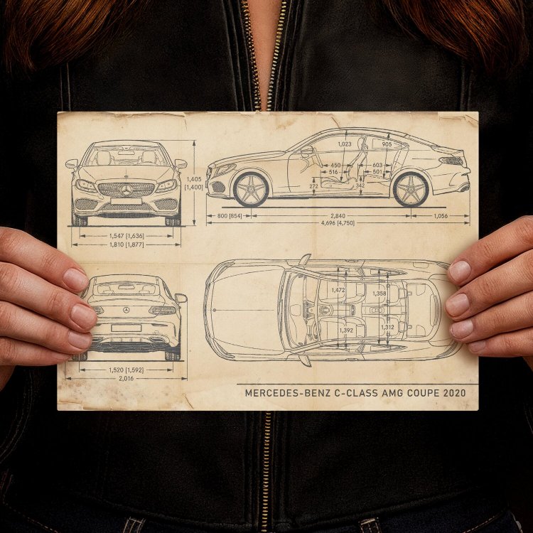 Mercedes C AMG Retro