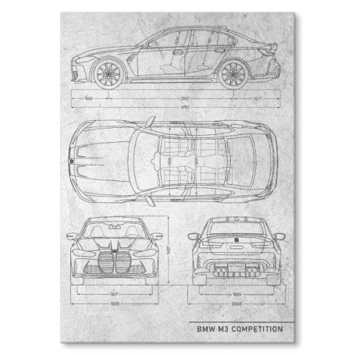 BMW M3 Competition Patent Stone
