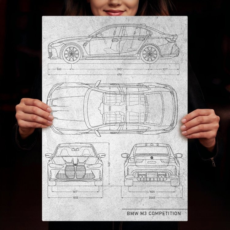 BMW M3 Competition Patent Stone