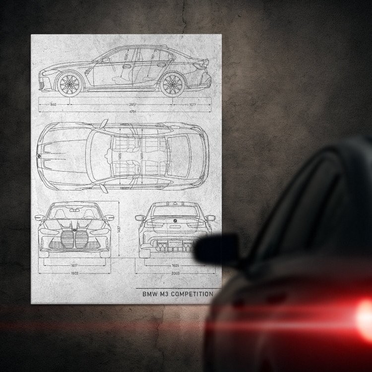 BMW M3 Competition Patent Stone