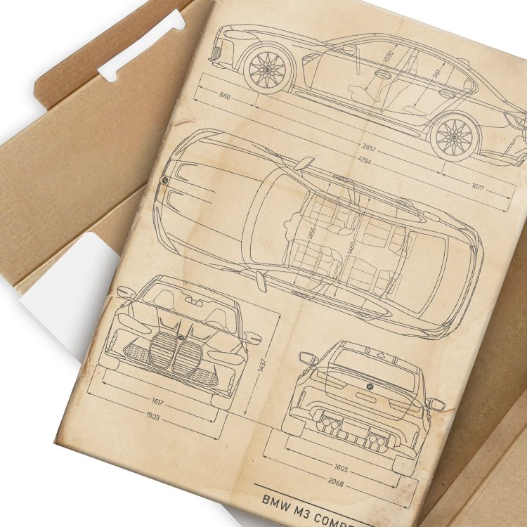 BMW M3 Competition Patent Retro