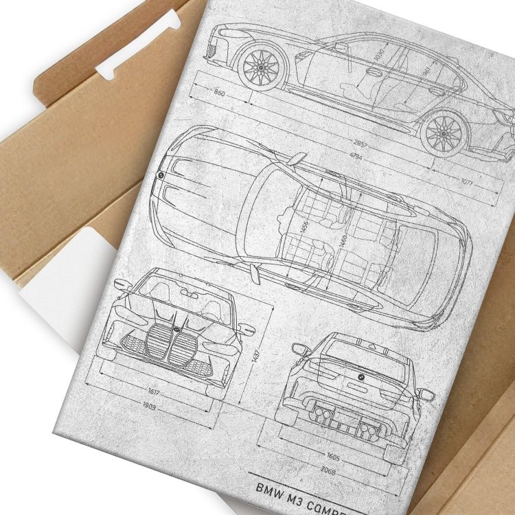 BMW M3 Competition Patent Stone