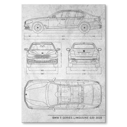 BMW 5 Limousine Patent Stone