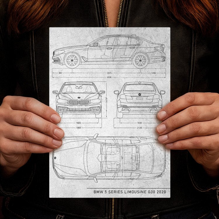BMW 5 Limousine Patent Stone