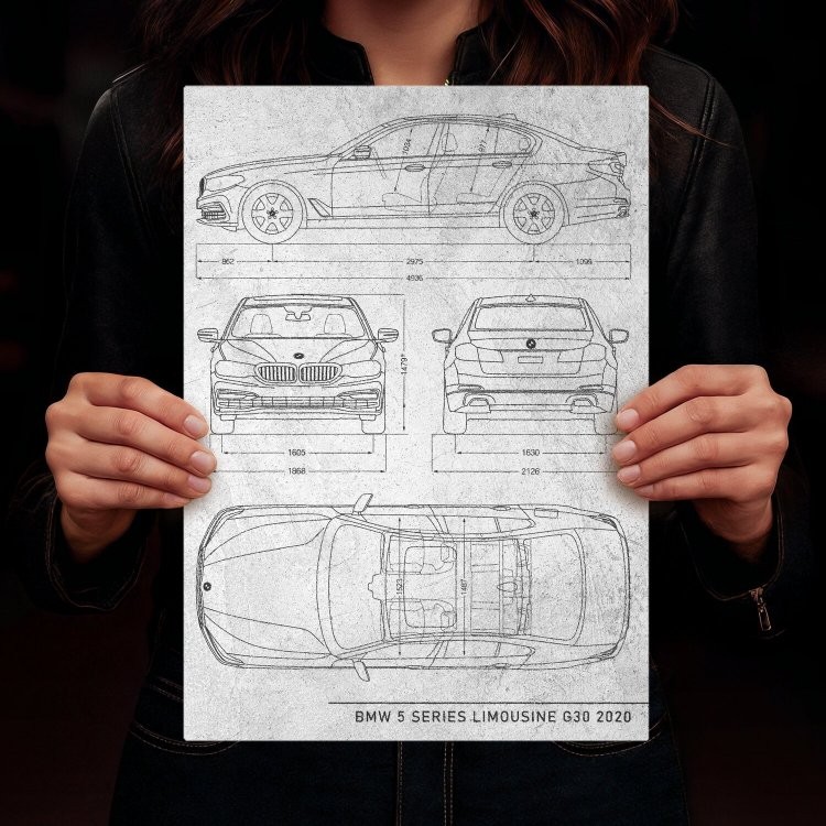 BMW 5 Limousine Patent Stone