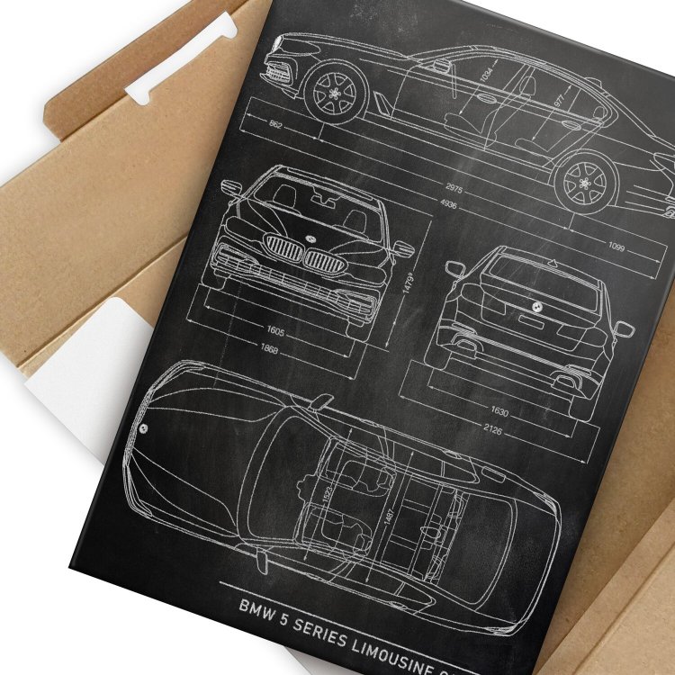 BMW 5 Limousine Patent Slate