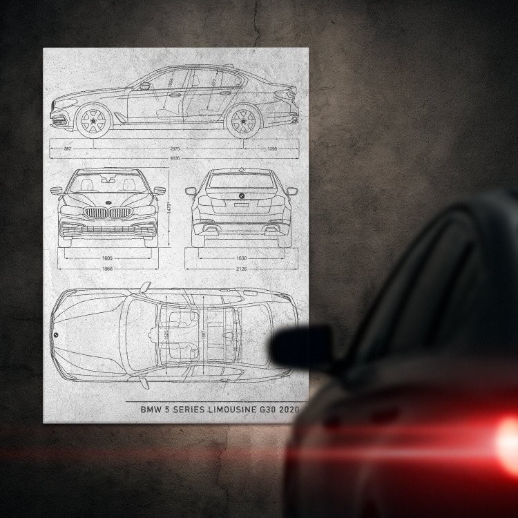 BMW 5 Limousine Patent Stone
