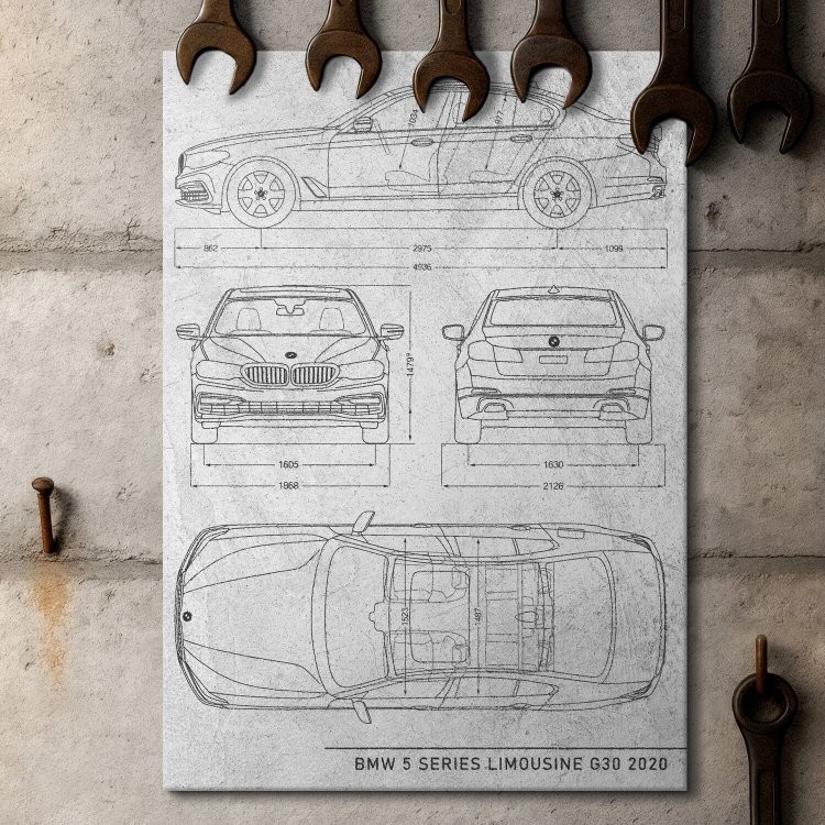 BMW 5 Limousine Patent Stone