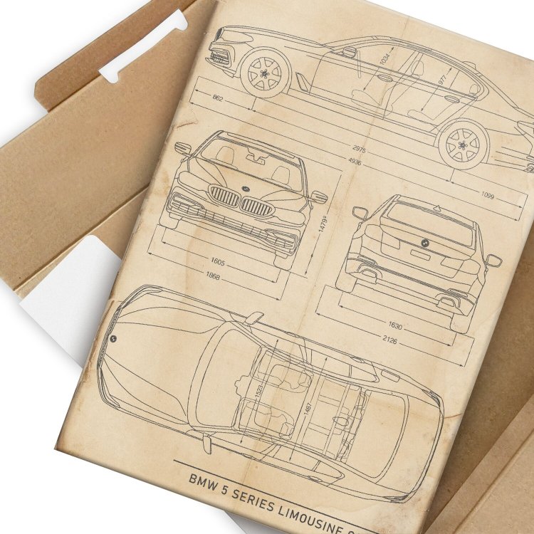 BMW 5 Limousine Patent Retro