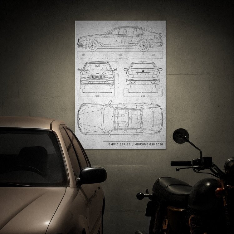 BMW 5 Limousine Patent Stone