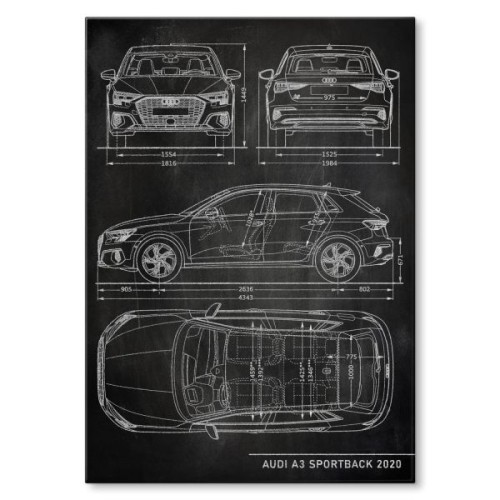 Audi A3 Sportback Patent Slate