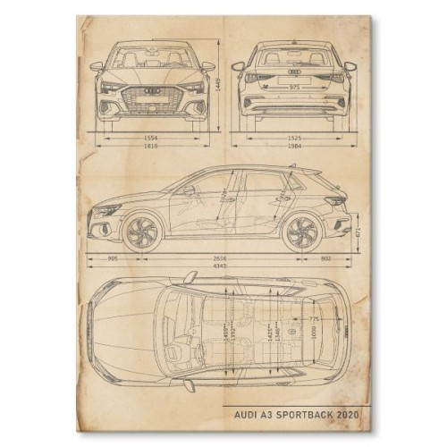 Audi A3 Sportback Patent Retro