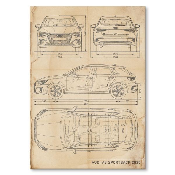 Audi A3 Sportback Patent Retro