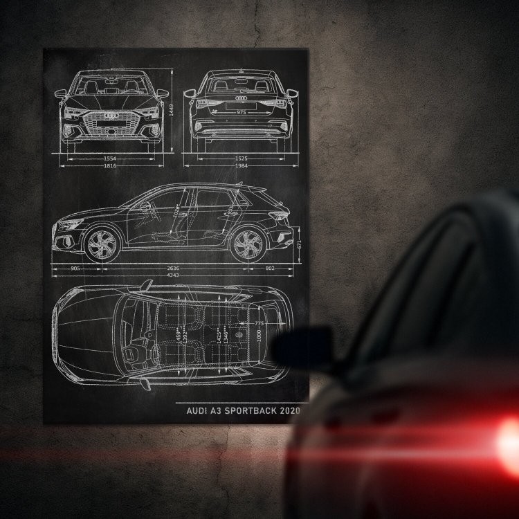 Audi A3 Sportback Patent Slate